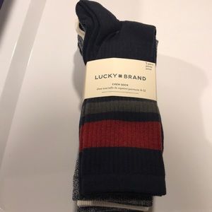 NWT Lucky Brand crew socks